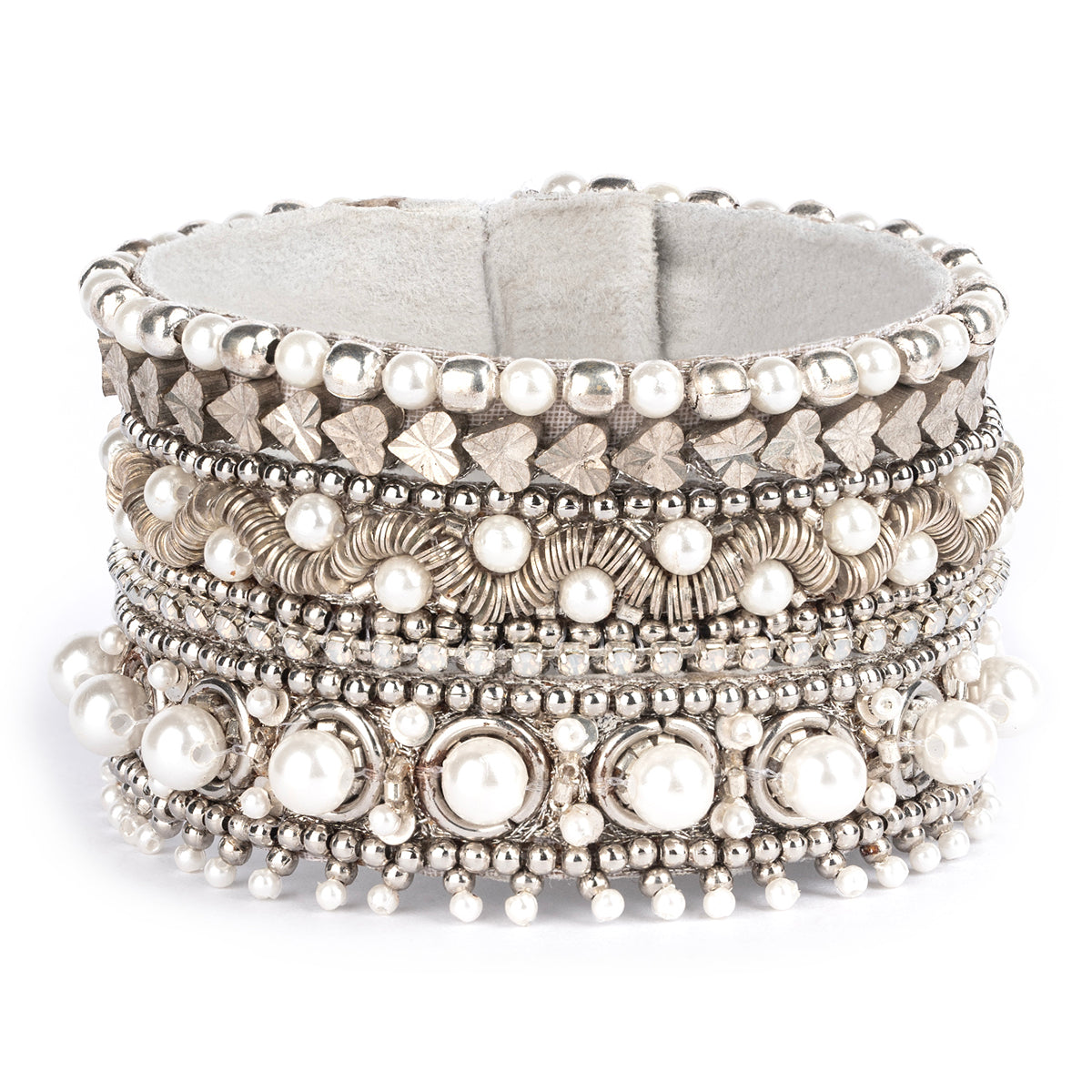 Deepa by Deepa Gurnani Handmade Orion Bracelet in silver color