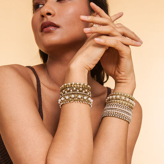 Model Wearing Handmade Deepa by Deepa Gurnani Kimmy Cuff
