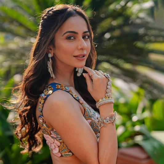 Rakul Preet x Deepa Gurnani Hathphool set