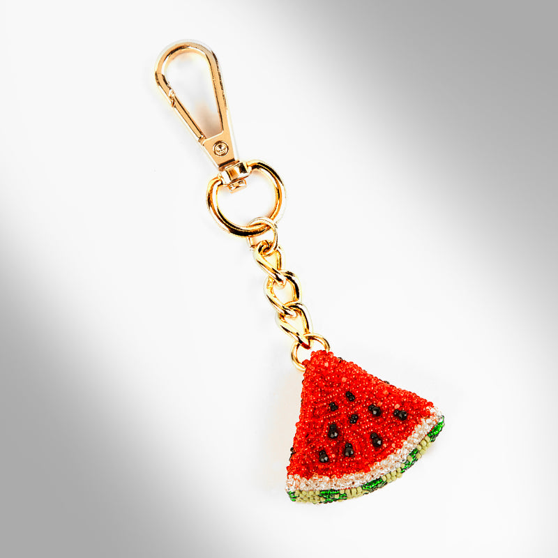 Deepa Gurnani Handmade Watermelon Bag Charm