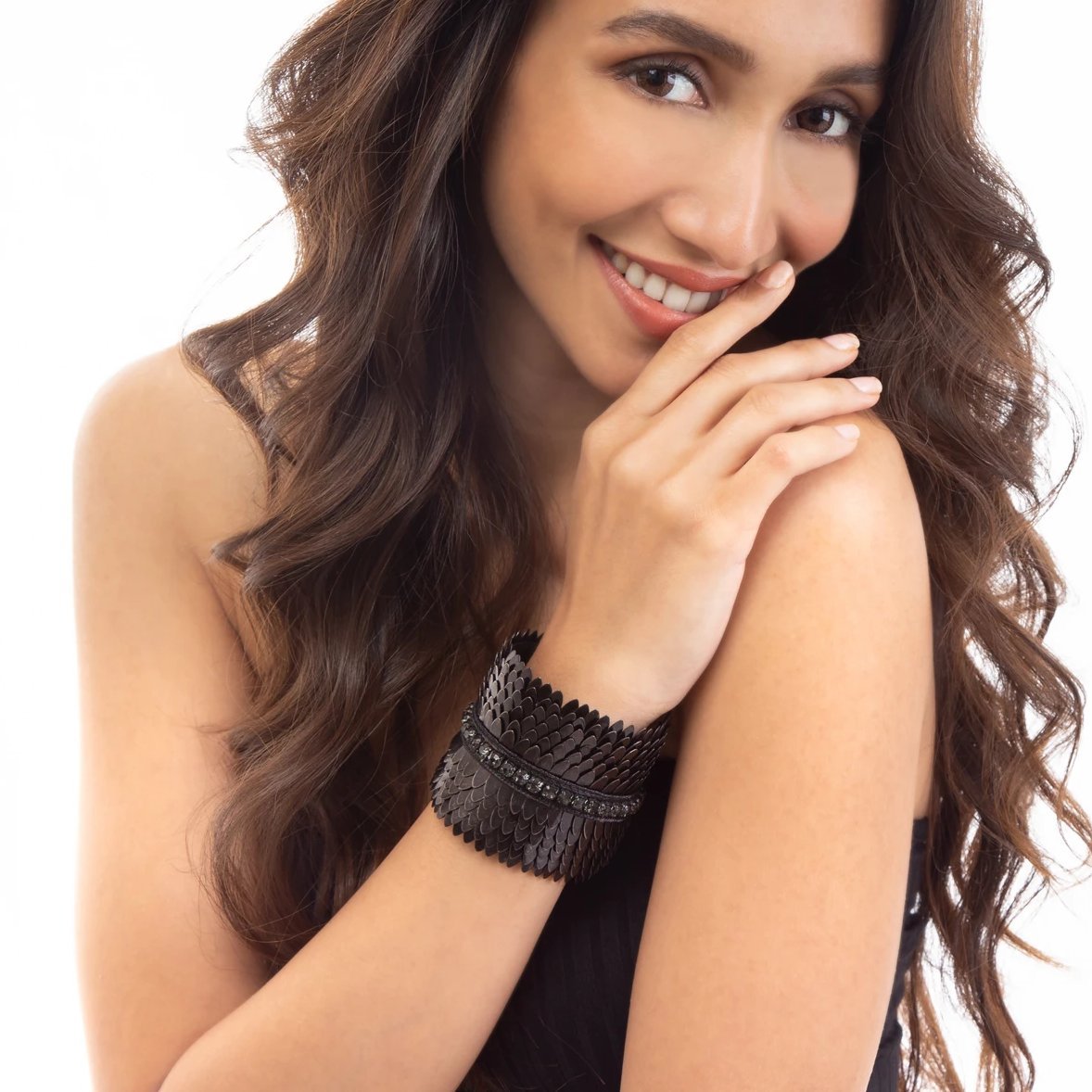 Best Selling Handmade Gigi Cuff in Black