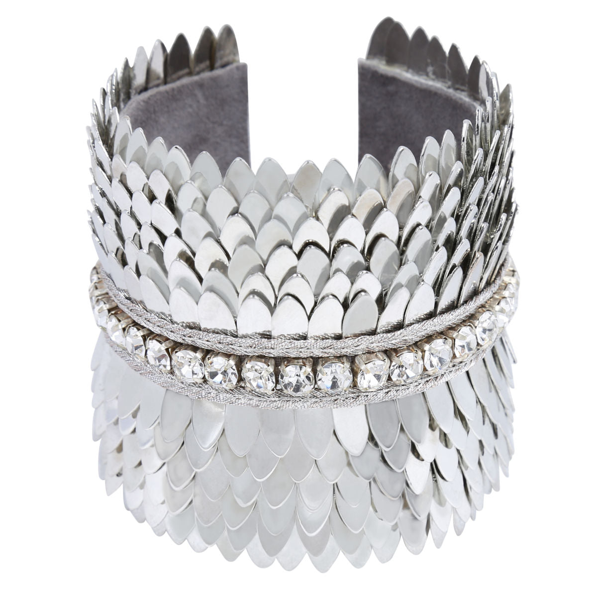 Deepa by Deepa Gurnani Handmade Gigi Cuff in Silver