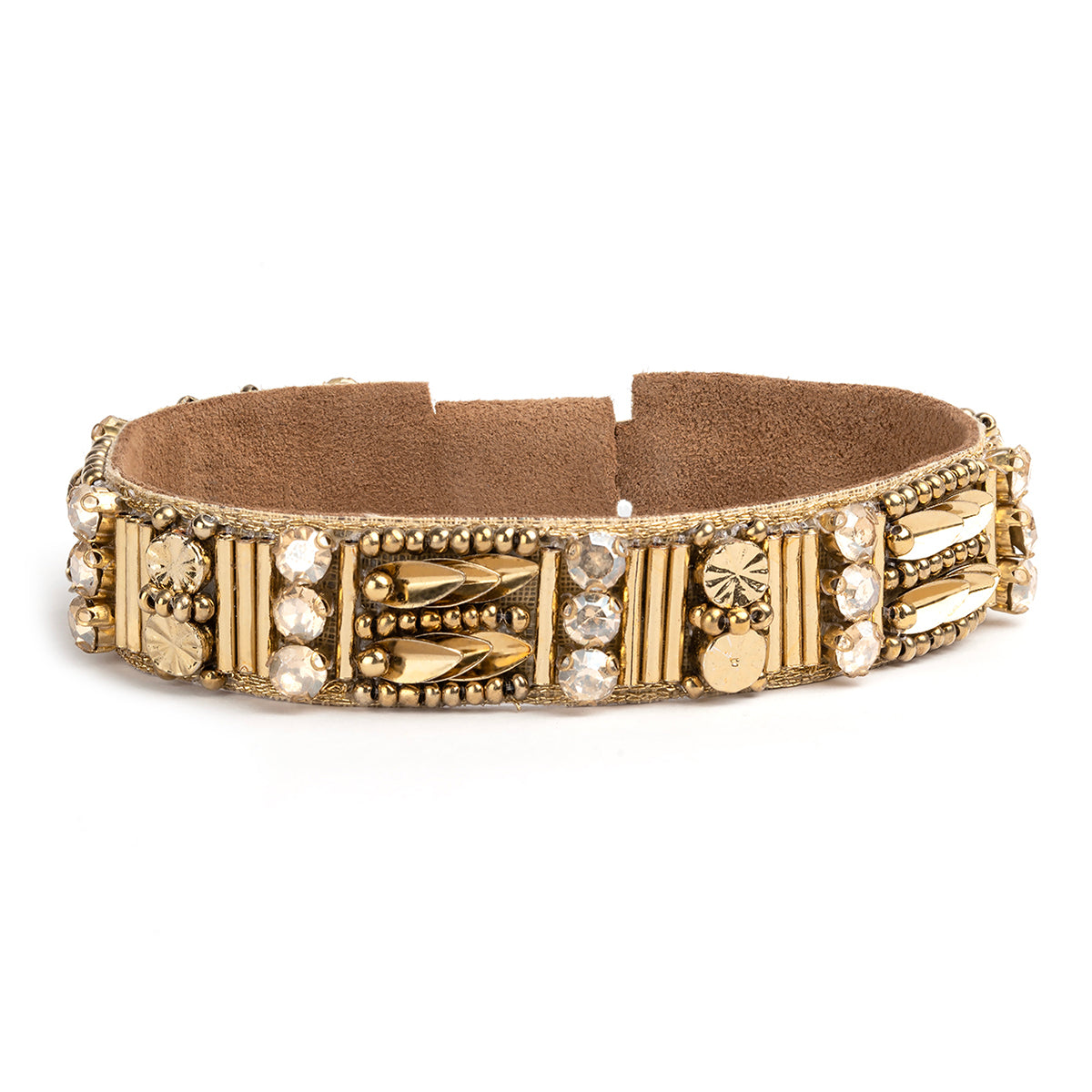 Deepa by Deepa Gurnani Handmade Zadie Bracelet in Gold color