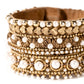 Detail of Deepa by Deepa Gurnani Handmade Orion Bracelet in gold color