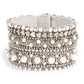 Deepa by Deepa Gurnani Handmade Orion Bracelet in silver color