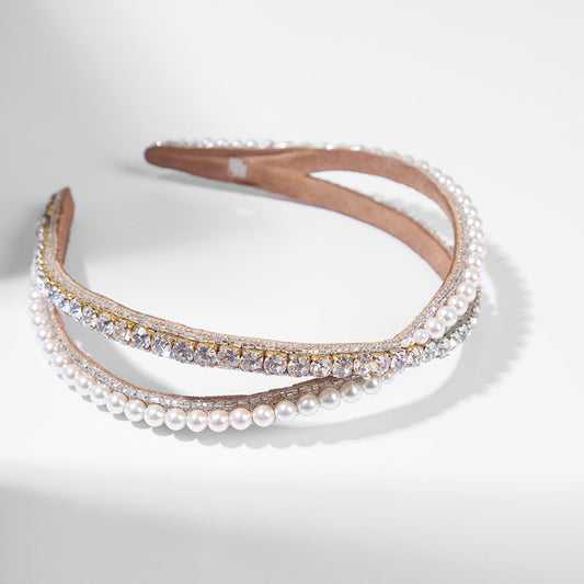 Deepa by Deepa Gurnani Handmade Rei Headband in Gold color