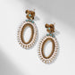 Deepa by Deepa Gurnani Handmade Enola Earrings In Mint Color
