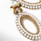 Detail Of Deepa by Deepa Gurnani Handmade Enola Earrings In Pink Color