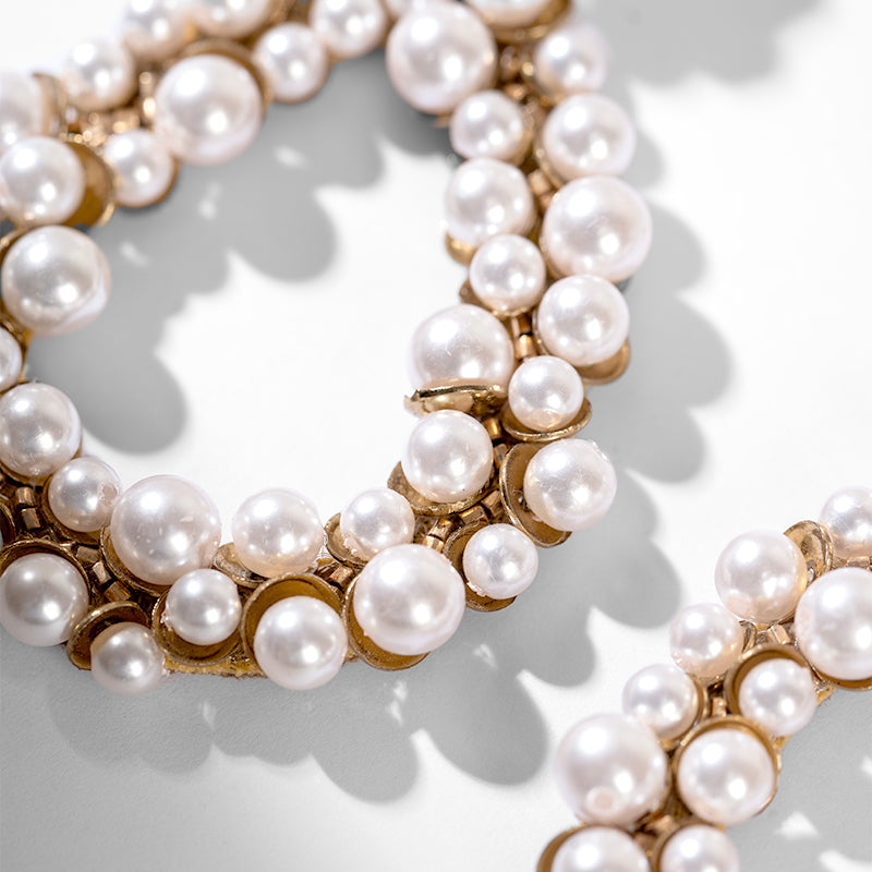 Detail Of Deepa by Deepa Gurnani Handmade Manon Earrings In Gold Color