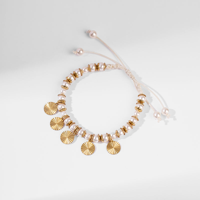 Deepa by Deepa Gurnani Handmade Aviva Bracelet in Ivory color