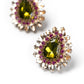 Detail of Deepa by Deepa Gurnani Lime Color Leesha Earrings
