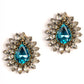 Deepa by Deepa Gurnani Turquoise Color Leesha Earrings