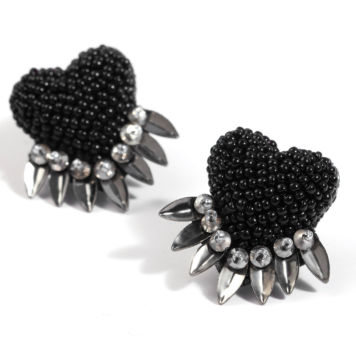 Detail Of Deepa by Deepa Gurnani Handmade Black Danika Earrings