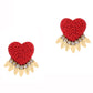 Deepa by Deepa Gurnani Handmade Red Danika Earrings