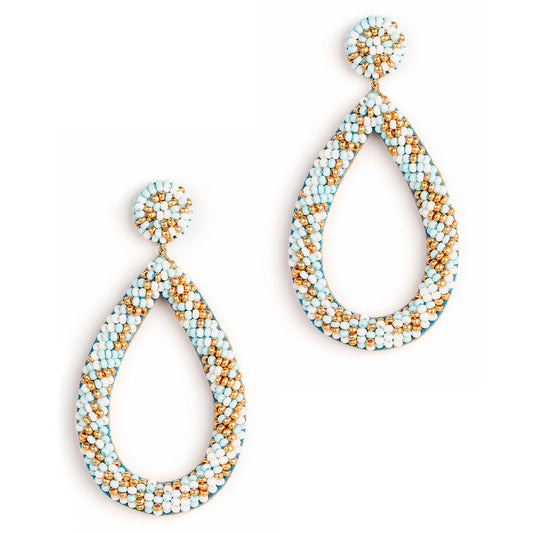 Deepa by Deepa Gurnani Handmade Baby Blue Ragna Earrings