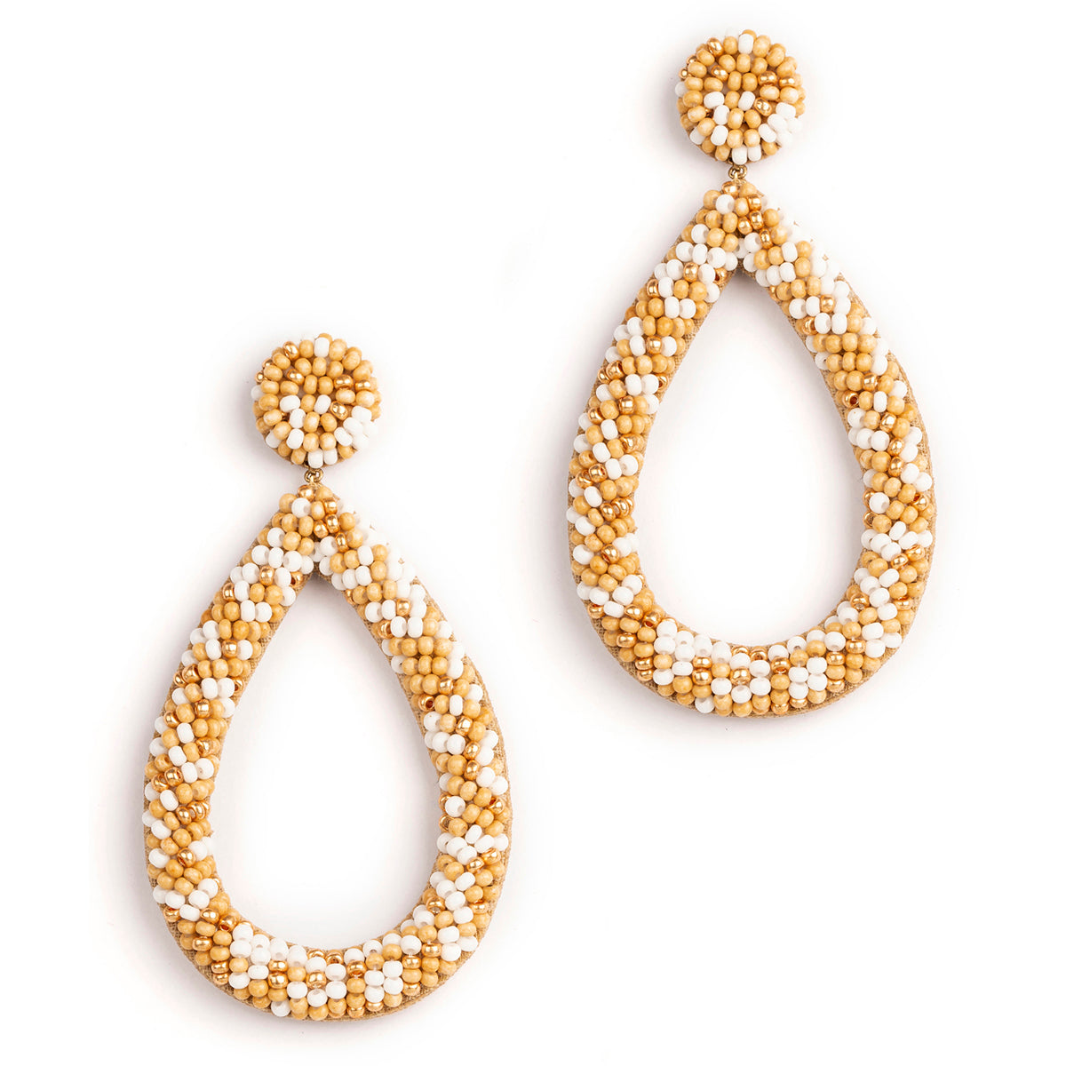 Deepa by Deepa Gurnani Handmade Mustard Ragna Earrings