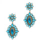 Deepa By Deepa Gurnani handmade Alianah Earrings in aqua color
