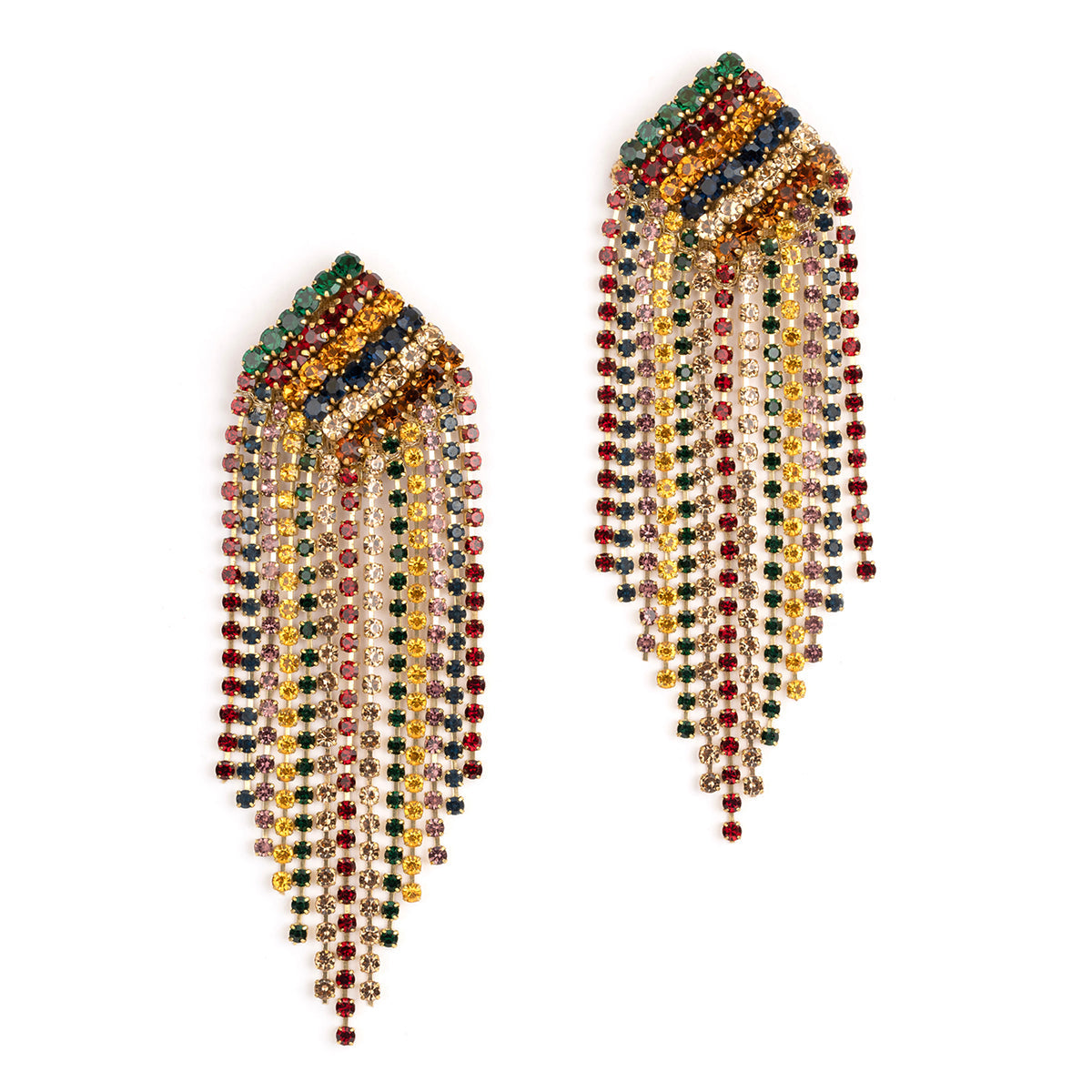 Deepa By Deepa Gurnani handmade Niomi Earrings in multi color