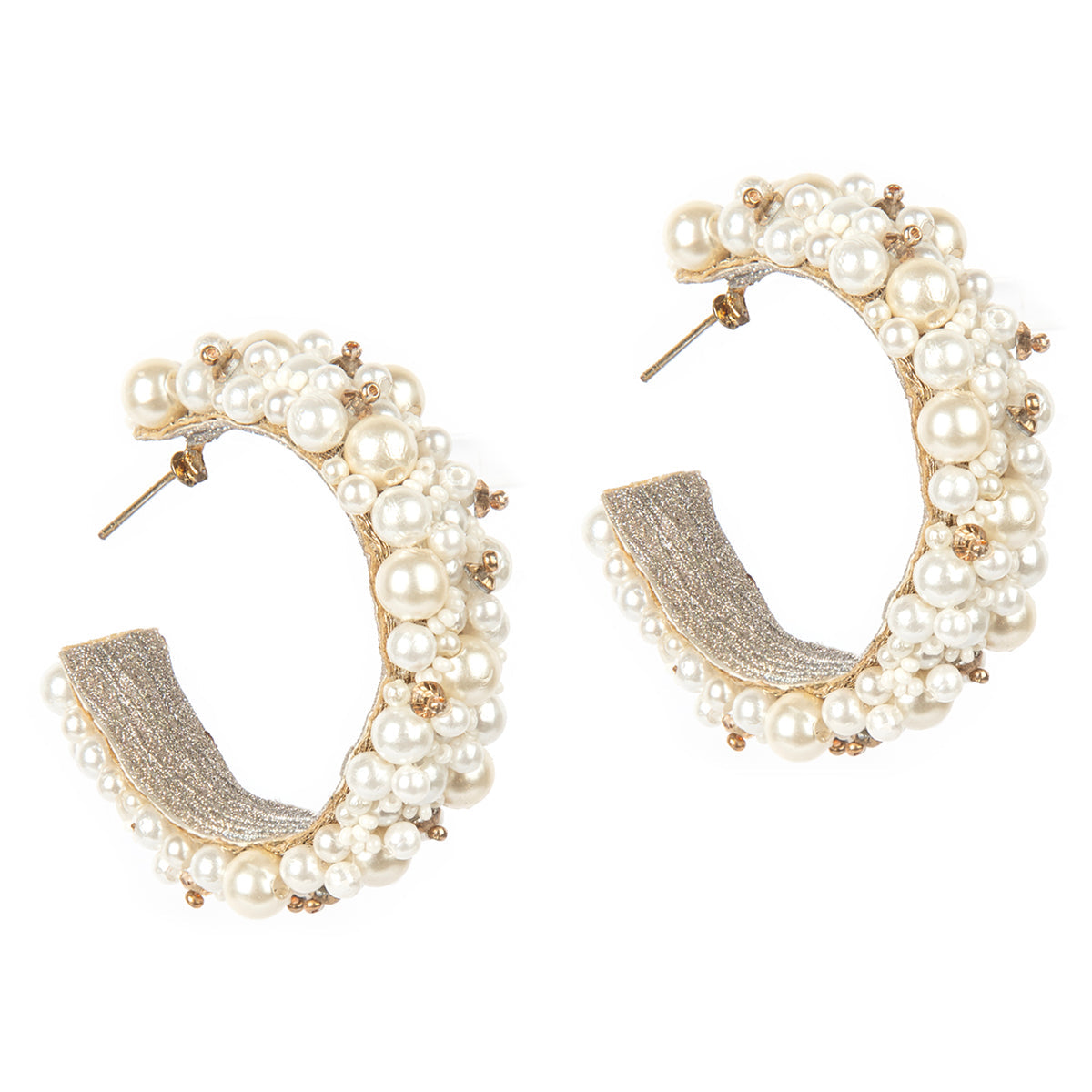 Deepa By Deepa Gurnani handmade Iria Earrings in gold color