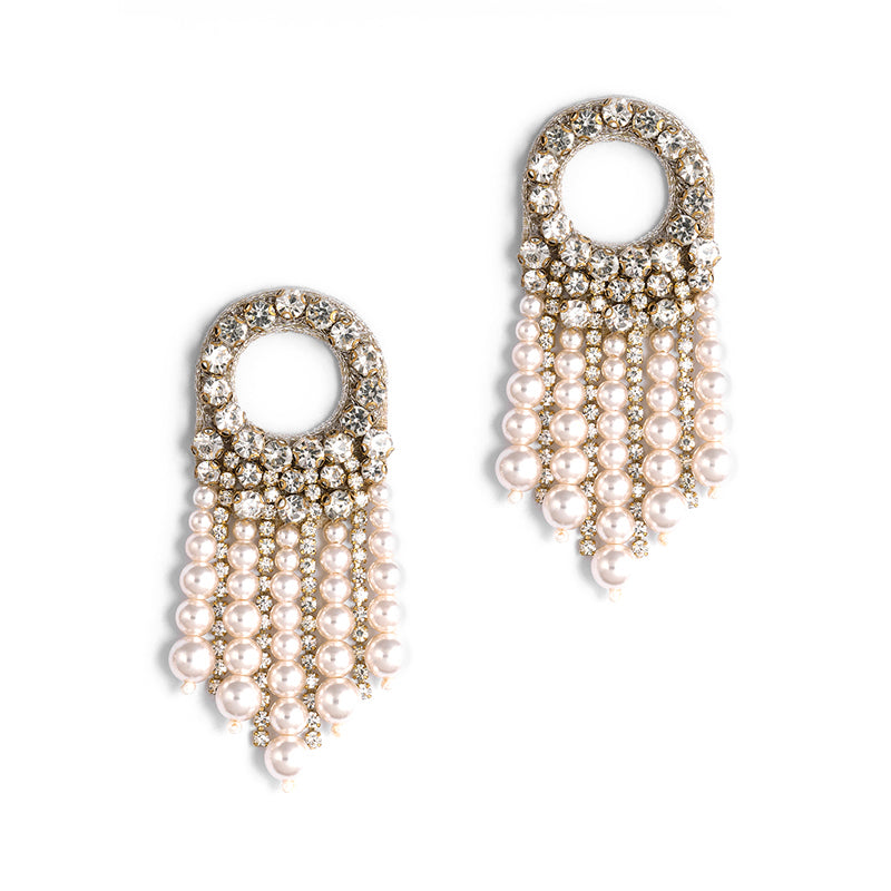 Deepa By Deepa Gurnani Makena Earrings Ivory Color