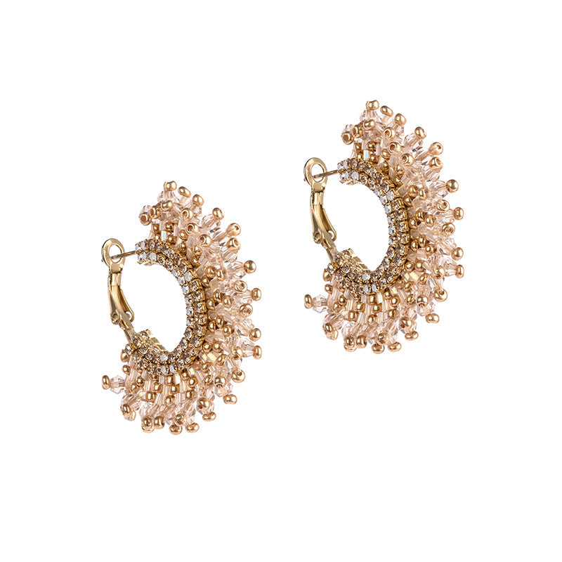 Deepa By Deepa Gurnani Sierra Earrings Champagne Color