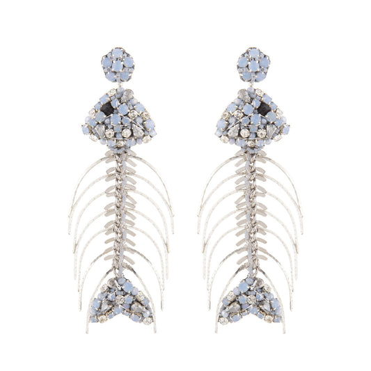 Deepa Gurnani Handmade Fishbone Earrings