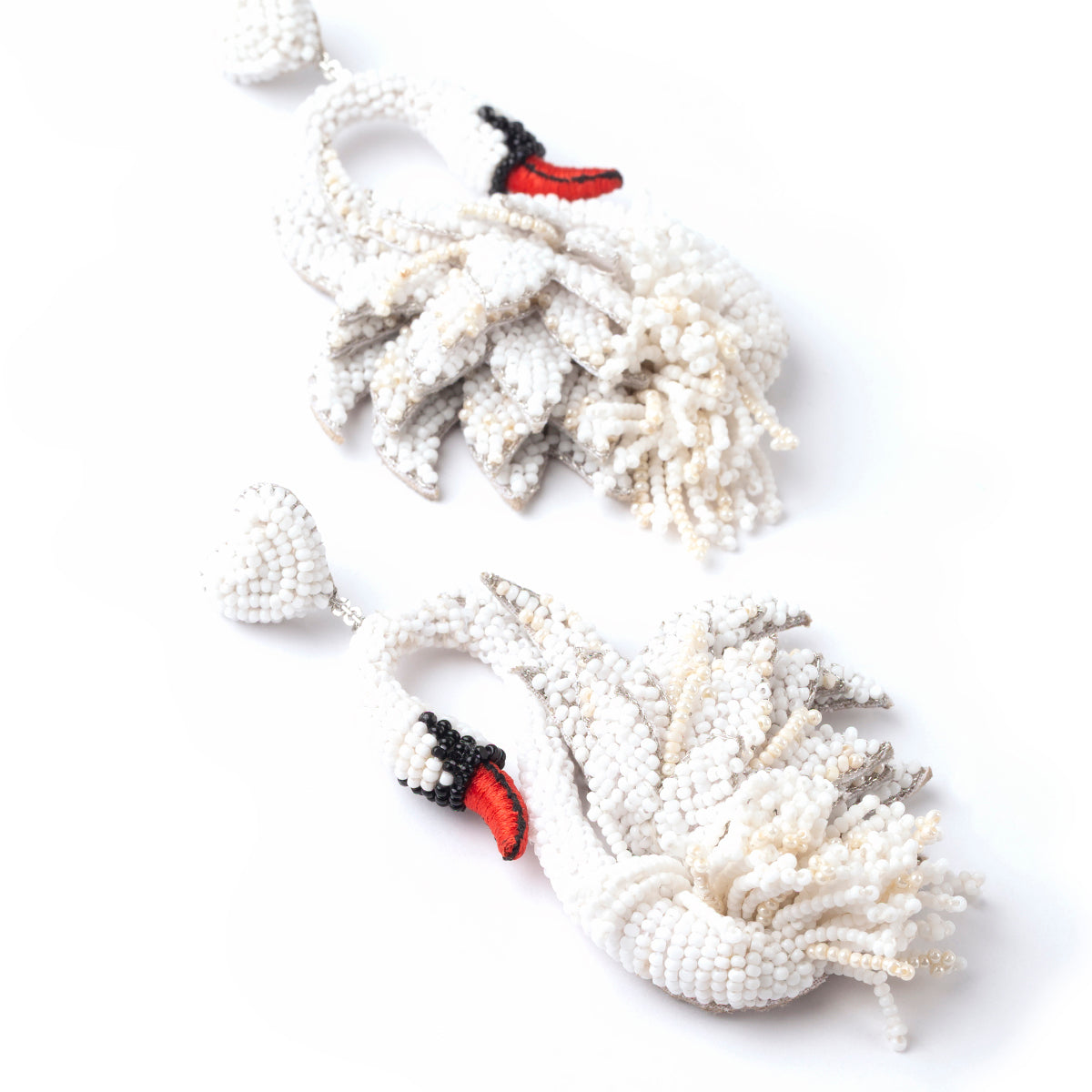 Swan Earrings