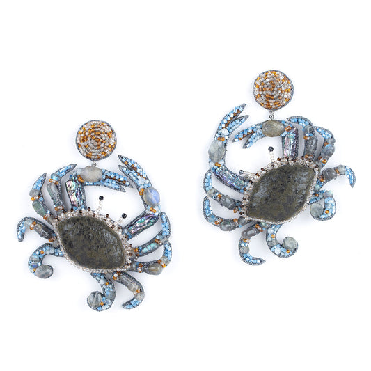 Unique Handcrafted Crab Earrings