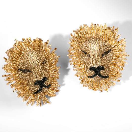 Mini Lion Earrings