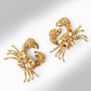 Crab on Ice Earring