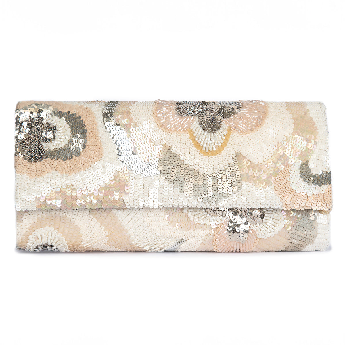 Deepa Gurnani Cira Clutch in ivory color