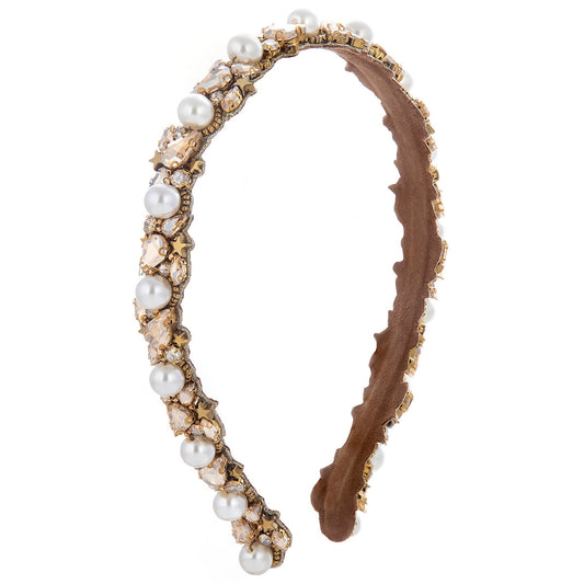 Deepa by Deepa Gurnani handmade gold Billie Headband