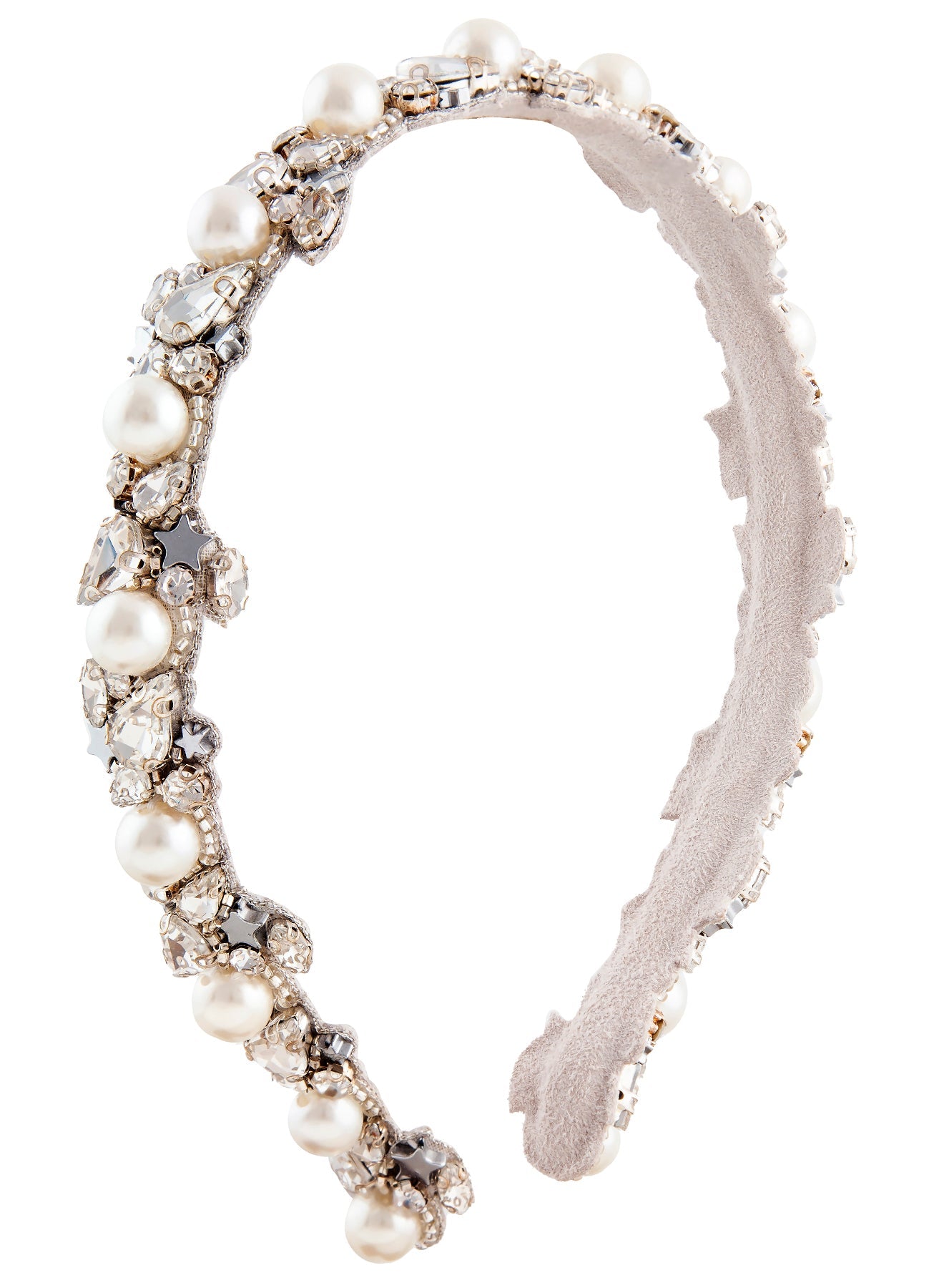 Deepa by Deepa Gurnani handmade Silver Billie Headband