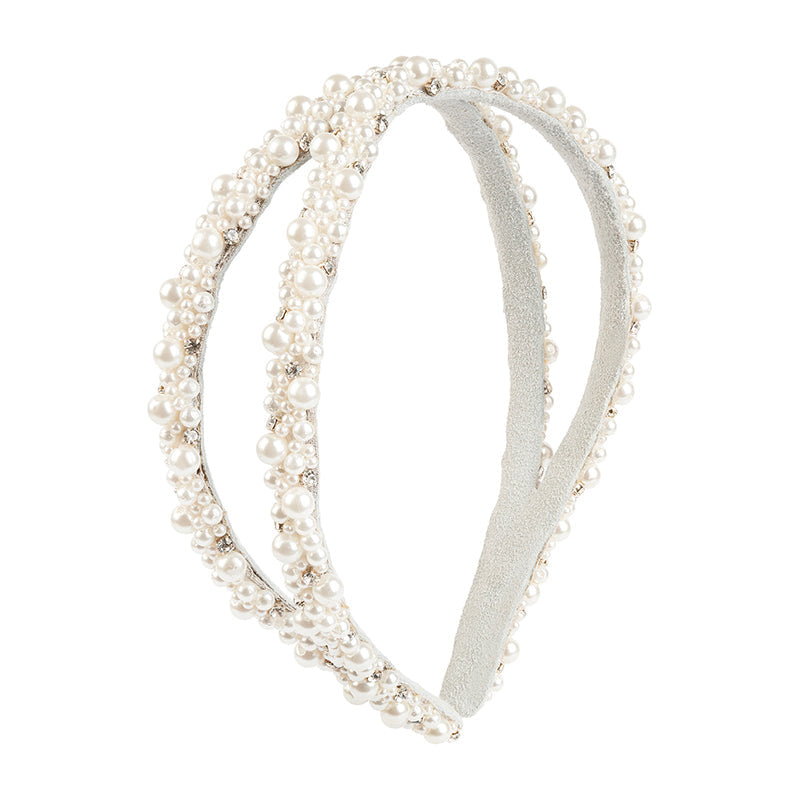 Deepa by Deepa Gurnani Handmade Deborah Headband Ivory Color