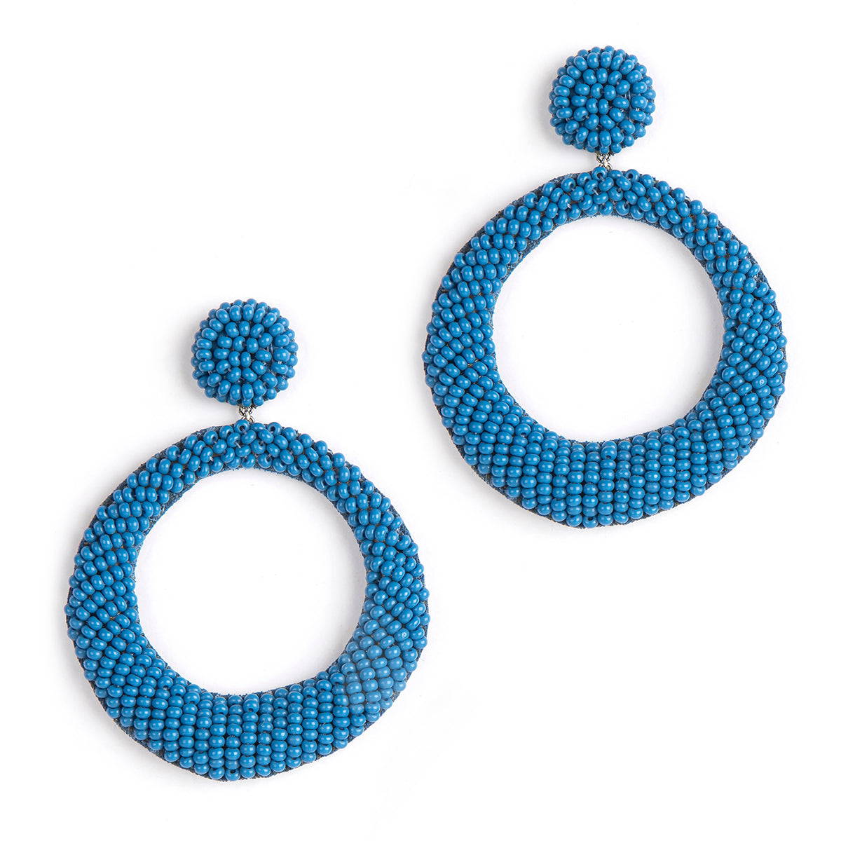 Deepa by Deepa Gurnani Handmade Denim Asta Earrings