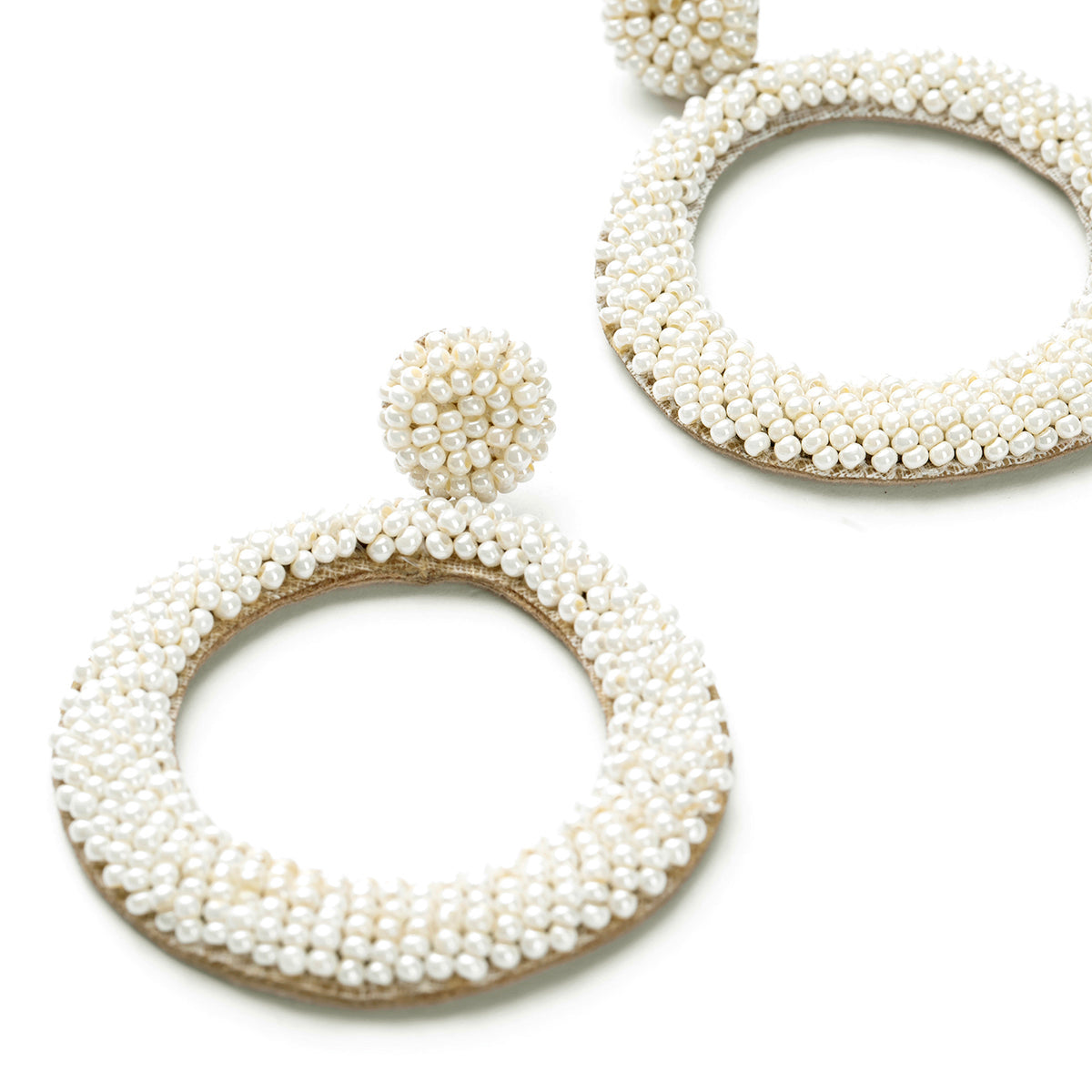 Detail Of Deepa by Deepa Gurnani Handmade Pearl Asta Earrings