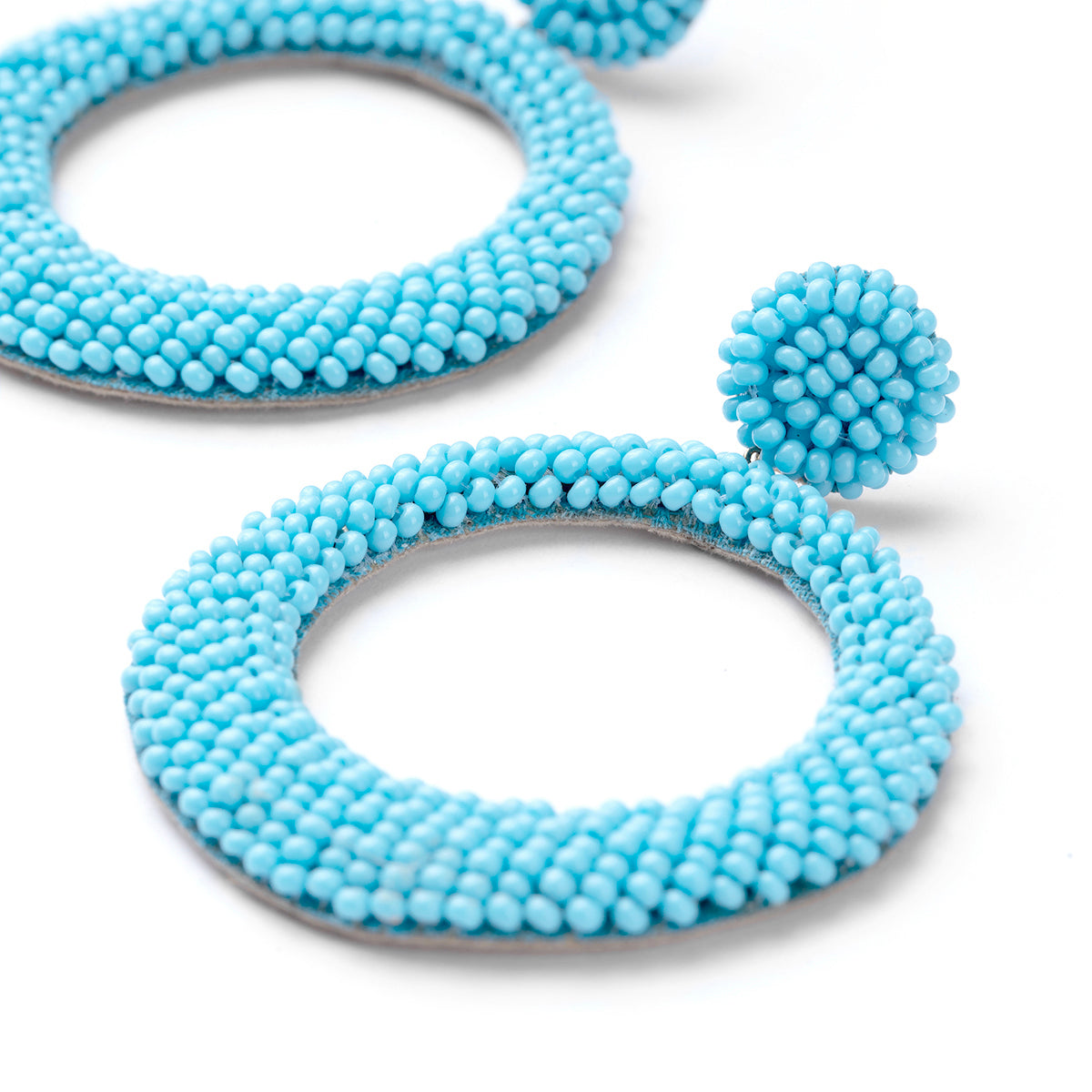 Detail Of Deepa by Deepa Gurnani Handmade Turquoise Asta Earrings