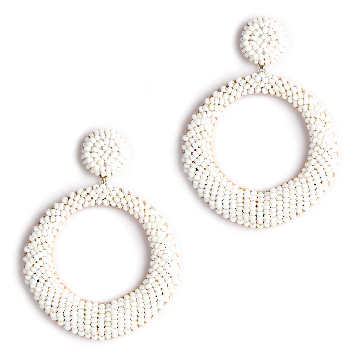 Deepa by Deepa Gurnani Handmade White Asta Earrings