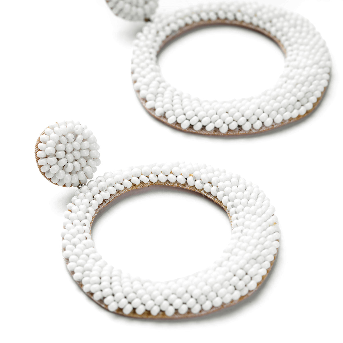 Detail Of Deepa by Deepa Gurnani Handmade White Asta Earrings