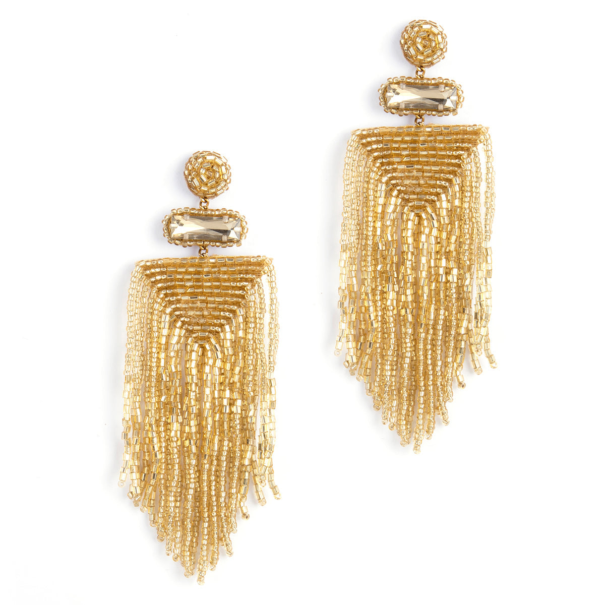 Deepa By Deepa Gurnani handmade Jody Earrings in gold color