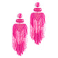 Deepa By Deepa Gurnani handmade Jody Earrings in hot pink color