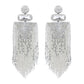 Deepa By Deepa Gurnani handmade Jody Earrings in silver color