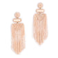Deepa By Deepa Gurnani handmade Jody Earrings in baby pink color