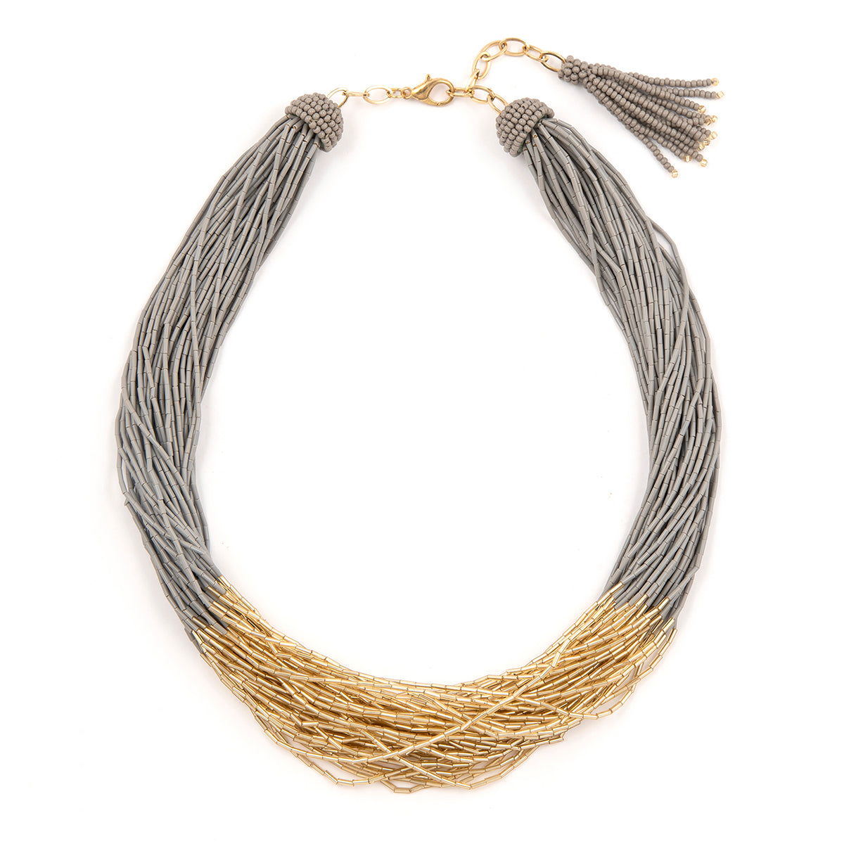 Deepa by Deepa Gurnani Handmade Grey Loretta Necklace