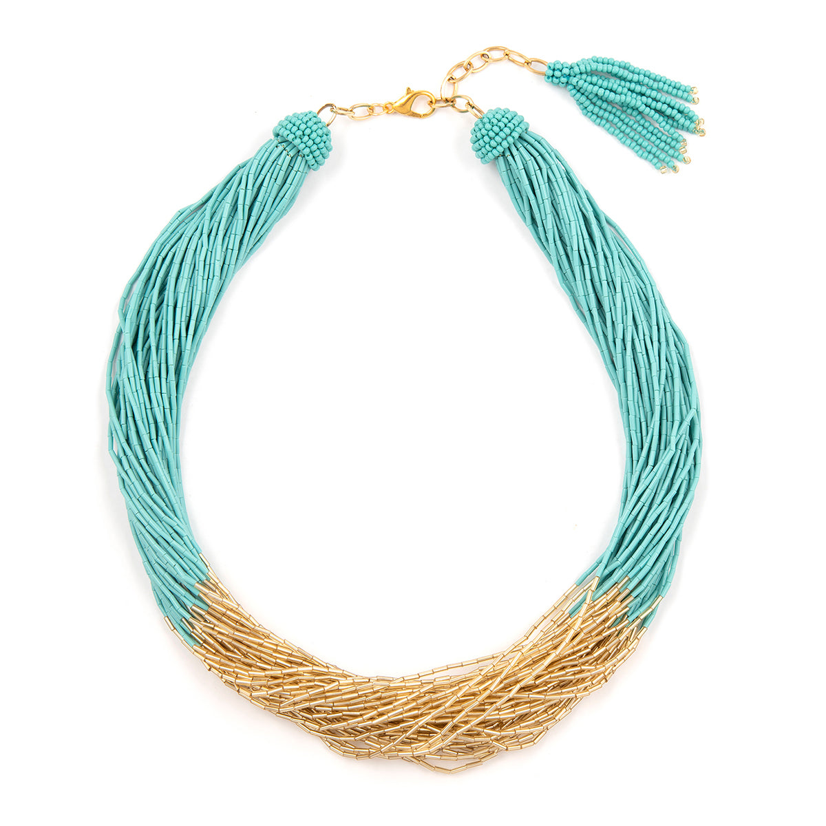 Deepa by Deepa Gurnani Handmade Turquoise Loretta Necklace