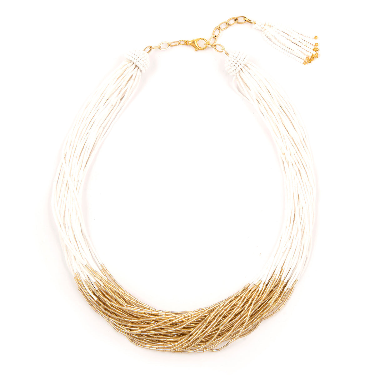 Deepa by Deepa Gurnani Handmade White Loretta Necklace