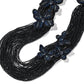 Detail of Deepa Gurnani Handmade Black Atlas Necklace