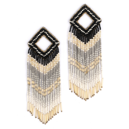 Deepa By Deepa Gurnani Reya Earrings in Black